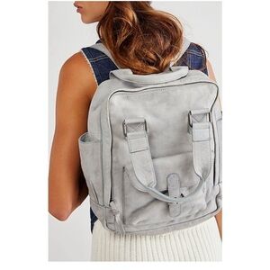 Free People Larimer Leather Backpack